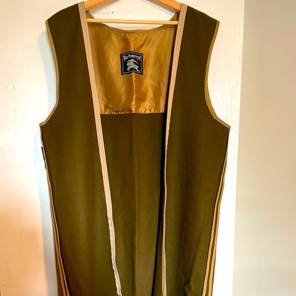 Vintage Burberrys’ 100% Wool Knee Length Vest